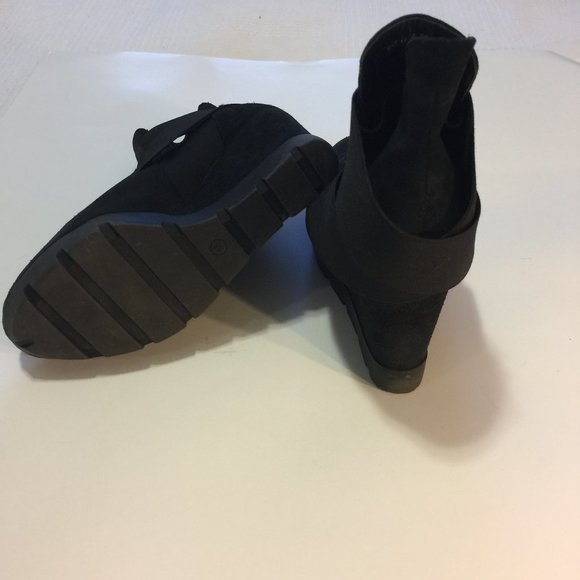 BROWNS  SHOES ARTIC NEW SUEDE WEDGE BOOTS - Picture 3 of 4